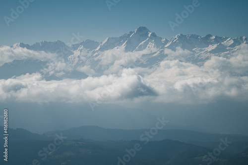 Fototapeta Pireneje  chmury-nad-pirenejami-w-ariege-we-francji