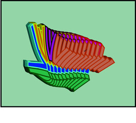 abstract illustration of an bird