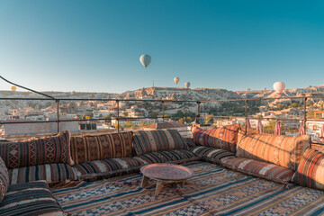 Wall Mural - view from the roof of the cave otel