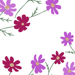 Canvas Print - Floral vector background