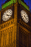 Fototapeta  - close up shot of the clock  in  Big Ben tower in Westninster palace in London.