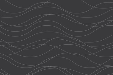 Wall Mural - abstract background pattern made with curvy lines in wave abstraction. modern, simple vector art in 