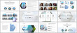 © xenia_design - Vector templates for website design, presentations, portfolio. Templates for presentation slides, flyer, leaflet, brochure cover, report. Corporate identity business concept background with hexagons.