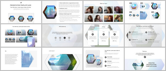 Wall Mural - vector templates for website design, presentations, portfolio. templates for presentation slides, fl
