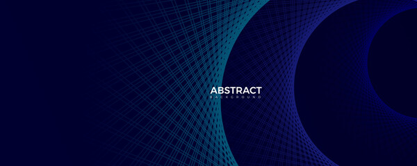 Abstract vector circle line shapes. Connection, Digital, communication and technology network background .