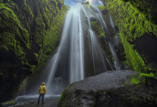 Gljúfrabúi, a hidden waterfalls in Iceland