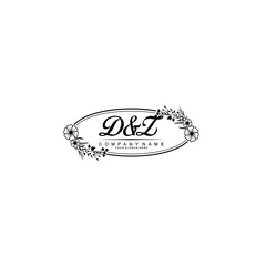 Letter DZ Beautiful handwriting logo