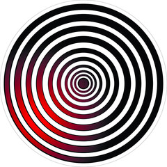 Wall Mural - vector illustration: circle for hypnosis circle in a circle. abstraction