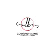 © saturnus - Letter LK Beautiful handwriting logo