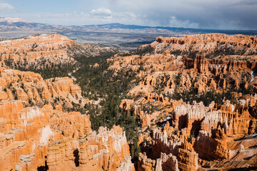 Canvas Print - Stunning views from Inspiration Point in Bryce Canyon National Park, Utah