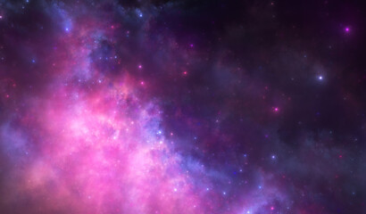 Wall Mural - Sakura Nebula 13020 x 7617 px