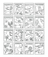
Pack Of States Coloring Pages 

