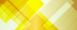 Modern simple fresh yellow orange white abstract square geometric background. Square shapes composition geometric abstract background. 3D shadow effects and fluid gradients. Modern overlapping forms