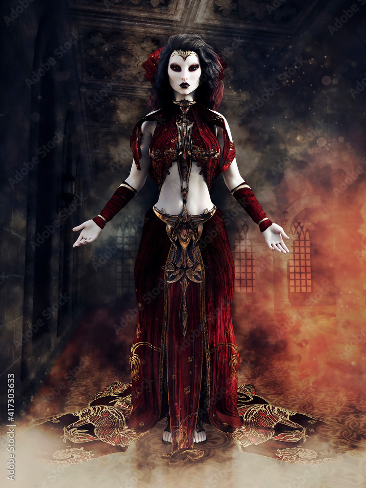 red dress fantasy How Women Desire to Dress in Fantasy Fashion