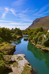 Wall Mural - Cityscape of Mostar - Bosnia and Herzegovina