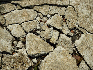 Poster - crack cement plaster floor texture