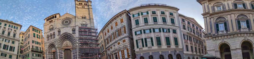 unusual san lorenzo place view genoa italy