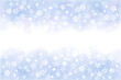 © メガネ - 水彩風の青い桜　背景イラスト