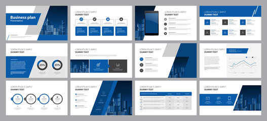 business presentation template design backgrounds and page layout design for brochure, book, magazin
