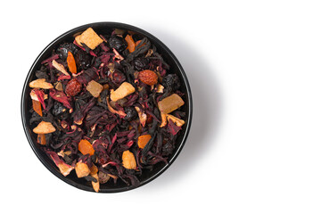 Black ceylonese tea with many dry fruits