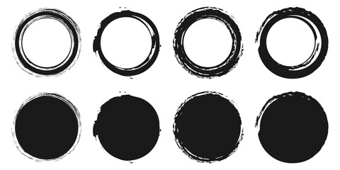 Wall Mural - grunge. grunge circle shape. black grunge stamp. vector illustration