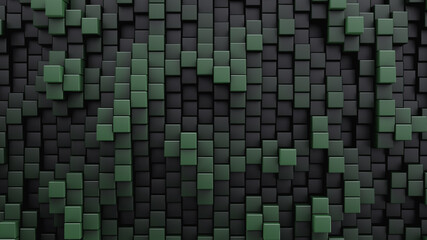 Wall Mural - Decorative background. Camouflage style. Many cells.