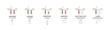 © sabelskaya - Procedure hair removal, before and after depilation a vector illustrations.