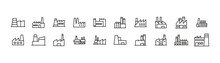 Stroke Vector Factory Line Icons