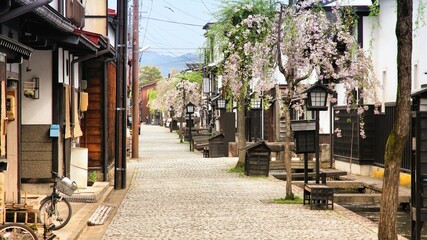 Canvas Print - Furukawa, Hida - Japanese historic village