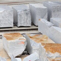 Marble blocks