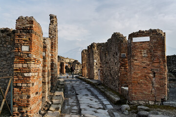 Wall Mural - View to the Pompeii.