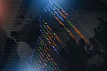 Wall Mural - html web computer language
