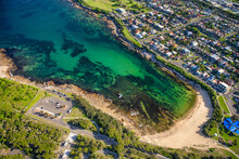 Amazing Aerial View Of Gordons Bay Along Sydney Coastline, Australia