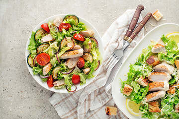 Canvas Print - Chicken salad.