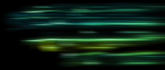 Wall Mural - abstract led light trails defocused, motion blur