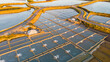 © RooM The Agency - Aerial view of Guerande salt marshes, Loire-Atlantique, France