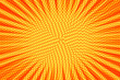 © Alla - Striped colorful rays background. Pop art creative concept colorful comics book magazine cover. Cartoon halftone retro pattern. Abstract template design for poster, card, sale banner, empty bubble