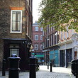 street in the city of london , soho.