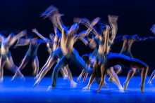 The Abstract Movement Of The Dance