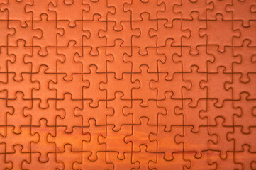 Puzzle in orange