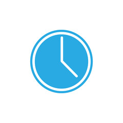 Sticker - Flat Clock Icon