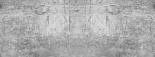 Old Gray Grey White Vintage Worn Shabby Patchwork Motif Tiles Stone Concrete Cement Wall Texture Background Banner