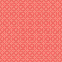 Abstract Seamless Pattern, Geometric Background Made From Circles, Repeating Elements, Red Wallpaper