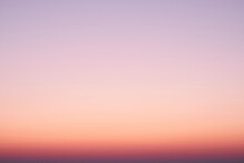 Blurred Sunset Night Sky Background For Summer Season Concept.