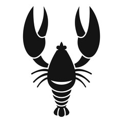 Wall Mural - Gourmet lobster icon. Simple illustration of gourmet lobster vector icon for web design isolated on white background