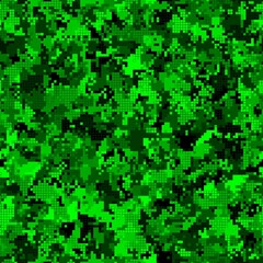 Canvas Print - abstract pixel texture with squares for banner, card, web or textile prints