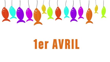 Poster - 1er avril- poisson d'avril