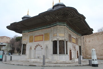 Sultan Ahmet Fountain in Istanbul, Turkey