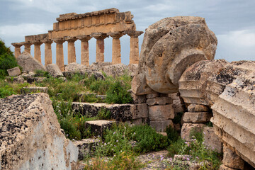 Wall Mural - Selinunte, Castelvetrano, Trapani. Templi del Parco Archeologico di Selinunte, Cave di Cusa e Pantelleria