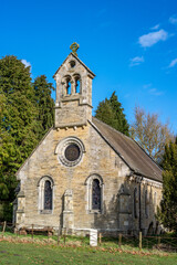 Small church with bell tower